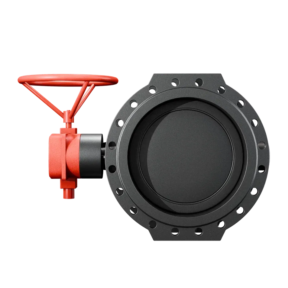 Поворотный затвор VAG EKN® M DN 200 PN 10 с редуктором и маховиком Поворотный затвор VAG EKN® M DN 200 PN 10 с редуктором и маховиком